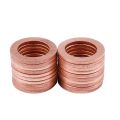 40Pcs 12mm X 18mm X 1.5mm Copper Flat Washer Ring Sealing Fitting. 