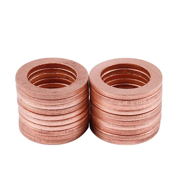 40Pcs%2012mm%20X%2018mm%20X%201.5mm%20Copper%20Flat%20Washer%20Ring%20Sealing%20Fitting%20-%20Image%209