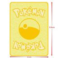 pokemon cards golden Pokemon 183200 Points High Hp Charizard Pikachu Mewtwo Gold Black English French Metal Cards Vmax Mega GX Game Collection CardsParty Games Crafts. 