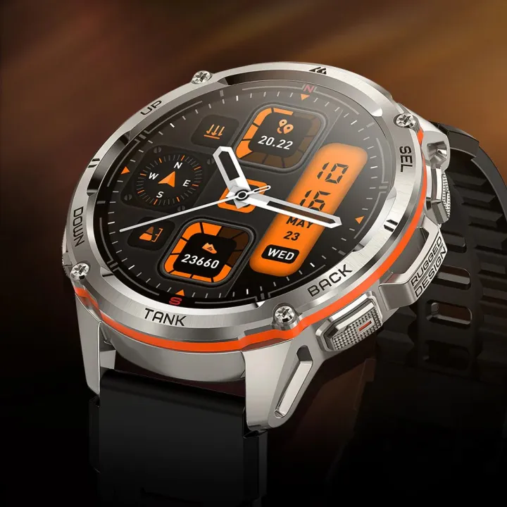 KOSPET%20TANK%20T3%20Ultra%20Rugged%20Smartwatch%20AMOLED%20Display,%205ATM,%20Stainless%20Steel%20Dual%20Band%20GPS%20Fitness%20Watch%20-%20Image%207