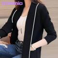 Women Winter Jacket Stylish Women's Fall Winter Jacket Open Stitch Cardigan Warm Coat with Pockets Southeast Asian Buyers' Favorite Spring Autumn Women Jacket. 