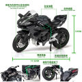 （ Boxed ） Yakamaha H2 Big Devil Racing Motorcycle Model Alloy Car Model Car Decoration. 