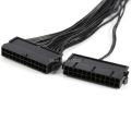 【VogueVenture】24Pin Power Supply Synchronizer Male to Female ATX Mining 30cm 24 Pin Dual PSU Extension Cable for Computer Adaptor for Mining. 