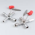 Multifunction 4 Ways Universal Triangle Wrench Key Plumber Keys Triangle. 