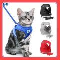 VibeVendor 『27Pets』Cat Dog Adjustable Harness Vest Walking Lead Leash For Puppy Dogs Collar Polyester Mesh Harness For Dog Cat Pet. 