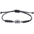 Hand Made Wax Thread Braided Hand Rope Football Basketball Rugby Volleyball Baseball Soccer Adjustable Couple Bracelet. 