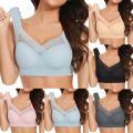 Seamless Bra Push Up Sports Bra Large Strapless Lace Tank Top Underwear Thin Side Fold Side Breast Gather Adjustable Bra 속옷. 