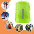 Reflective Waterproof Backpack Rain Cover Outdoor Sport Night Cycling Safety Light Rain Cover Case Bag Camping Hiking 10-70L. 