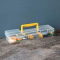 Multifuntional Plastic Hardware Tool Box Tool Organizer Transparent Tool Storage Box Toolbox Household Parts Box. 