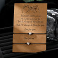 IFKM Handmade Love Heart Shape Charm Bracelet Thin Black ​Rope Thread String Bracelets For Men Women Couple Gift Accessories. 