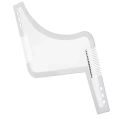 High Quality Beard Shaping Styling Template Tool ABS Comb for Hair Beard Trim Template. 