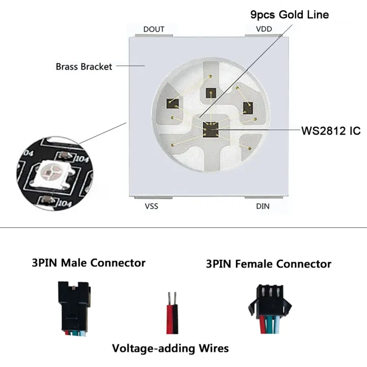 Ws2812b%2016x16%208x8%208x32%20Pixel%20Panel%20Flexible%20Matrix%20Screen%20Individually%20Addressable%20Ws2812%20Ic%20Rgb%205050%20Smd%20Led%20Module%20Dc5v%20-%20Image%206