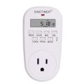 EU UK US BR Plug Digital Weekly Programmable Electrical Wall Plug-in Power Socket Timer Switch Outlet Time Clock 220V 110V AC. 