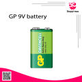 9V Battery GP Greencell Heavy duty Carbon Zinc. 