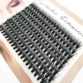 160/100/60Pcs Cluster Professional Make Up Individual Eyelashes Grafting False Eyelashes Lash Extension Individual Eyelash New. 