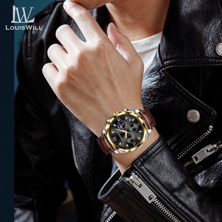 LouisWill%20Watches%20Fashion%20Men%20Watches%20Business%20Casual%20Wristwatches%20Leather%20Watch%20Quartz%20Watch%20Chronograph%20Watches%20Luminous%20Pointers%20Watch%20True%20Three-eye%20Watch%203ATM%20Waterproof%20Watch%20With%20Calendar%20-%20Image%209