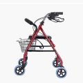 Walkers for seniors, Walking Frame,4 Wheel Walker Lightweight Folding Adjustable Height Walking Frame Elderly with Seat Basket Walking Aid Aluminium,Space Saver rollator walker, Durable Mobility Aid. 