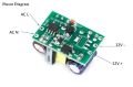230V to 12V 400mA isolated switch power supply module AC-DC buck step-down module [MOD-PWR-018]. 