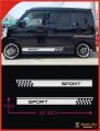 Car Side Body Stickers WAGON R Buddy Van Alto Car Mini Car Hybrid Car Sports Car Kdh 2 Piece Double Side Vinyl Decal High Quality Plotter Cutting Maccal Stickers. 