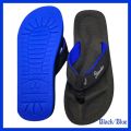 Islander 'Black/Blue' Men's non-slip rubber soles 100% Authentic and Original Colored slippers/Flipflops. 