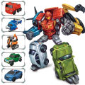 New 5-in-1 King Kong Robot Car Fit Morphing Robot Autobot Boy Kids Model Toys. 