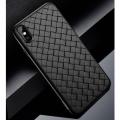 Back Cover for Samsung Galaxy A20  Pouch Case Grid Weaving. 