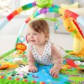 Baby Play Gym (82cm x 82cm)/ Twist and Fold Activity Gym/ Toys Deluxe Gym/ Super Deluxe Activity Gym Play Mat, Classic Toys. 
