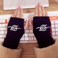 halloween items Anime Naruto Luminous Gloves Akatsuki Bandana Wrist Sweatband Cosplay Itachi Fingerless Luminous Wrist Gloves Halloween GiftBalloons. 