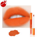 Brighten Skine Orange Lipstick Matte Velvet Lipsticks Waterproof Long Lasting Lip Stick Lip Tint Women Korean Cosmetic Lip Glaze. 
