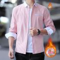 2023New Not Padded Shirt Men's Business Non-Ironing All-Matching Slim Fit Work Printed Shirt Casual Shirt. 