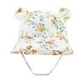 Newborn Baby Hat Summer Muslin Infant Bucket Hats for Girls Boys Cute Printed Fisherman Caps Toddler Kids Panama Sun Cap 3-12 M. 