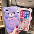 Cartoon bear silicone soft phone case for iPhone 13 12 11 pro Max mini xsmax XR x 7 8 plus 13pro 12pro iPone 13Promax case cover. 