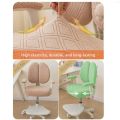Full Coverage Waterproof Rotating Chair Cover Anti-dirty Stretch Elastic Seat Protector Thickened Double Back Children's Chair Cover Children Study Chair. 
