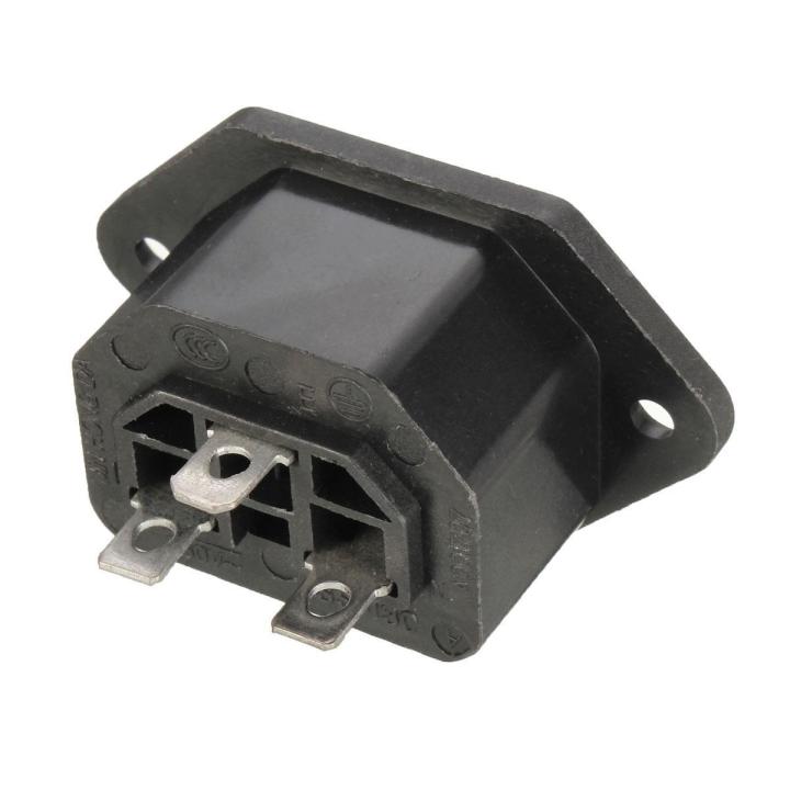 3 Pin UPS Uninterruptible Power Supply Output Socket Plug Connector AC 250V 15A