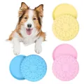Dog Toy Disk Dog Flying Disc Rubber Round Soft Lightweight Bite-Proof Flexible Disc Dog Toys Dog Teething Toy Puppy Flyer Textured. 