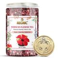 REORIC Organic Herbal Tea Combo Pack - Hibiscus Flower Tea(100g) + Rose Flower Tea(100g) | Caffeine Free| Premium Tea| Hibiscus Tea Leaves | Iced Tea| Improve Digestion| Rose Tea (FROM INDIA)SAB. 