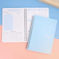 Journal Weekly Planner Notebook Spiral-bound Portable Daily To Do List Journal A5 Monthly Daily Notebook for Work Study Travel Goal setting Personal development. 