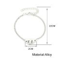 2Pcs Best Friends Bracelet -Stainless Steel- Puzzle Love Bracelet- Fashion Women BFF Friendship Jewelry. 