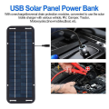 12V 30W Solar Battery Panel Battery Charger Maintainer For Car Motorcycle Tractor Boat RV. 