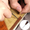 Wooden Handle Awl Sewing Hole Puncher Awl Tool For Diy Handmade Stitcher Needlework Craft Repair Tool. 