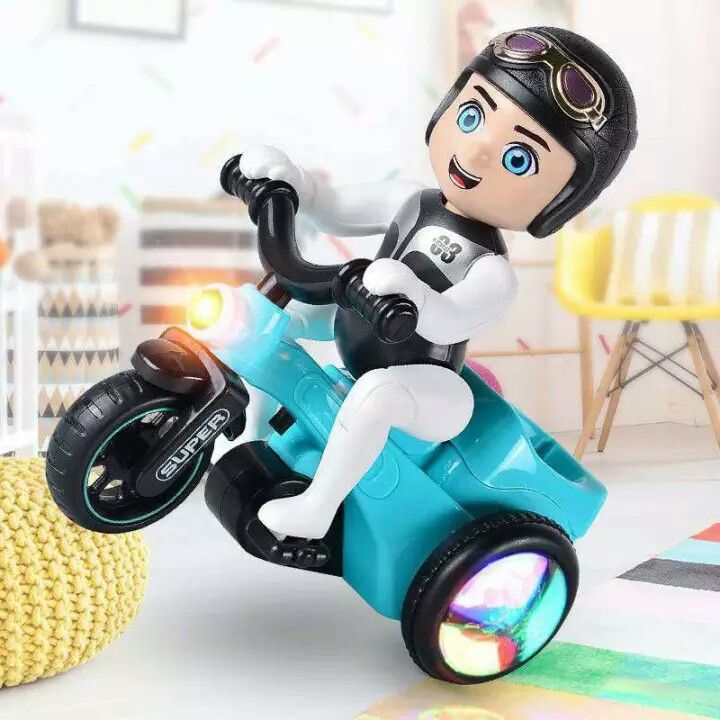 Stunt Bicycle 03 Rotate 360 Degree Toy with Light Effects and Sound for ...