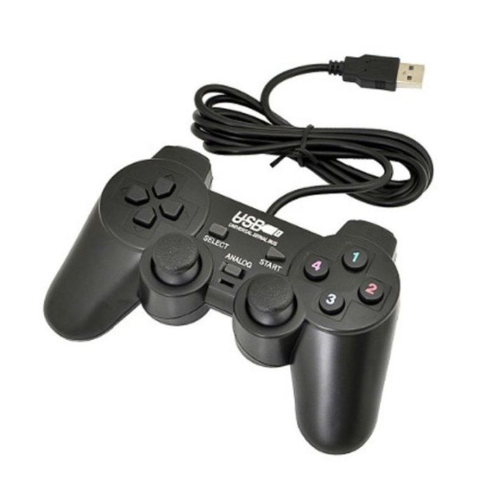 Joystick Single Game Controllers Wired USB 2.0 Controller Gamepad Joystick Vibrating Joypad For PC Laptop Computer