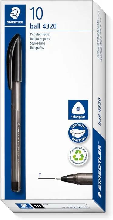 STAEDTLER%C2%AE%20ball%204320%20F%20Triangular%20Ballpoint%20Pen%20-%20Image%202