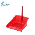 LONG HANDLE DUSTPAN  70CM PLASTIC COATED METAL HANDLE  - FEATHER BRAND. 
