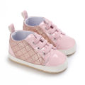 【HOT】 Pink Baby Shoes Princess Fashion Sports Shoes Children's Sneakers Girl Soft Sole Anti Slip First Generation Walking Shoes. 