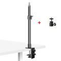 SH C-clamp Light Tripod Desktop Light Stand With 1/4 Ball Head Adjustable Tabletop Bracket Stand For Camera, Ring Light. 