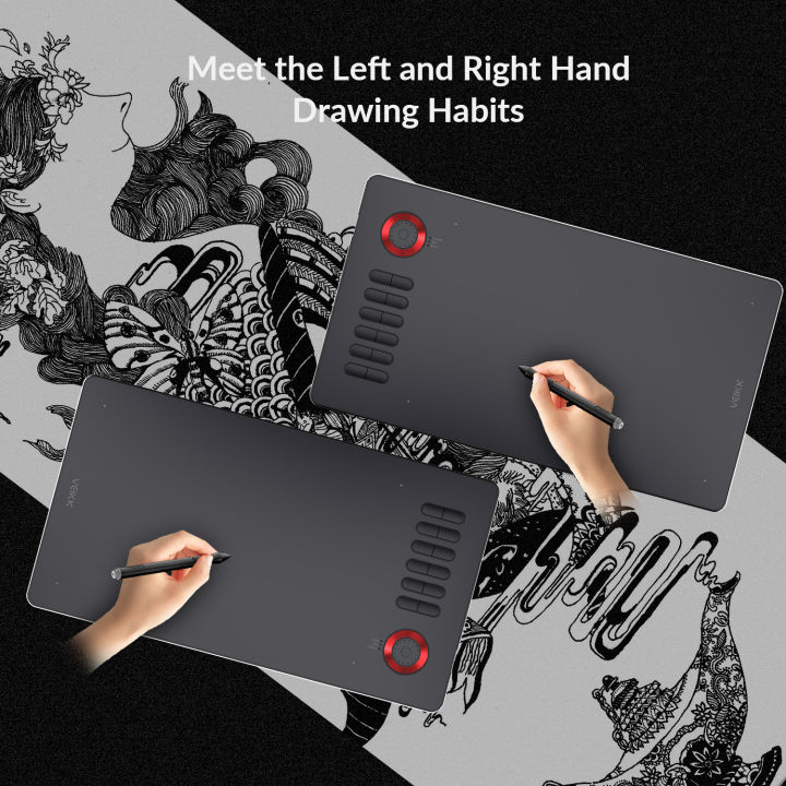 (VEIKK%20Official%20store)%20VEIKK%20A15PRO%20Graphics%20Drawing%20Tablet%2016384%20Pressure%20Sensitivity%2010%20x%206%20inch%20Large%20work%20area%20Digital%20Drawing%20Pad%20with%20Passive%20Stylus%2012%20Hotkeys%20with%20a%20Scoll%20Wheel%204%20color%20to%20choose%20-%20Image%206