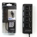 USB 2.0 Hub with 4 Ports. 