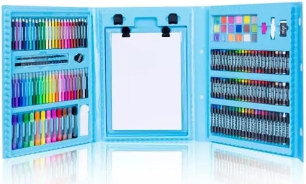 Super%20Mega%20208%20Pcs%20Art%20Set%20Kids%20Childrens%20Colouring%20Drawing%20Painting%20Arts%20&%20Crafts%20Case%20-%20Image%207