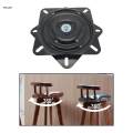 Bar Stool Swivel Replacement, Chair Swivel Base, Rotating Turntable Hardware Steel Seat Swivel Base, Bar Stool Swivel Mount Plate, for Table. 